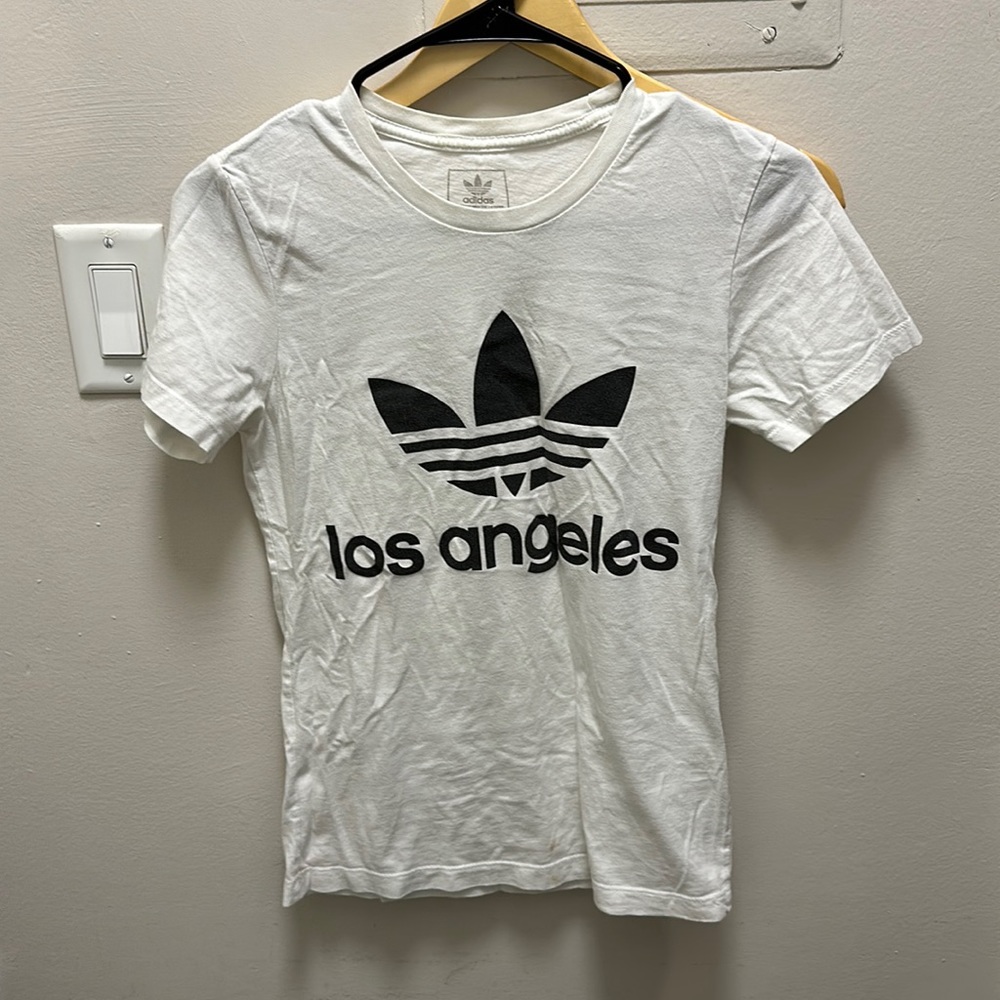 White adidas shirt